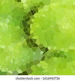 Abstract green curly stones background. Brochure Template