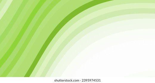 abstract green curve background for business