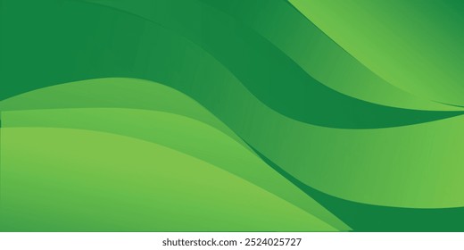 Abstract green curve background. Can be used covers, banners, wallpapers, flyers, brochures, books, print media, cards, web backgrounds. vector