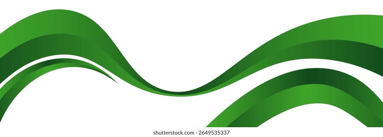 Abstract green curve background. Can be used covers, banners, wallpapers, flyers, brochures, books, print media, cards, web backgrounds. vector
