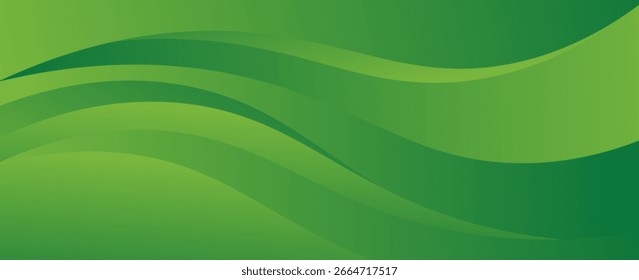 Abstrakter grüner Kurvenhintergrund. Kann verwendet werden Cover, Banner, Tapeten, Flyer, Broschüren, Bücher, Printmedien, Karten, Web-Hintergründe.
