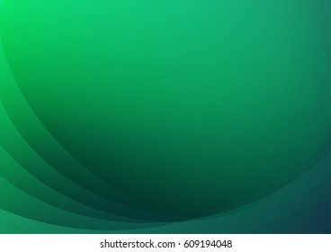 abstract green curve background vector