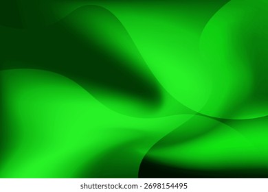 Fondo verde Abstractas del gradiente de la curva, Plantilla moderna, diseño de la Ilustración vectorial, para el volante, post de las redes sociales, pantalla, App móvil, Fondo de pantalla, Web, página de aterrizaje, Ilustración vectorial