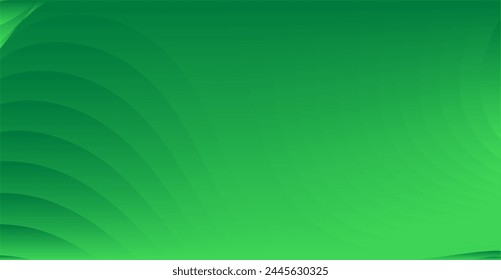 abstract green curve modern background