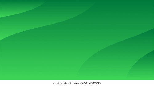 abstract green curve modern background