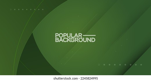 Abstract green curve papercut background template vector with triangle overlap pattern. Green background with strong shadow design.Eps10 vector