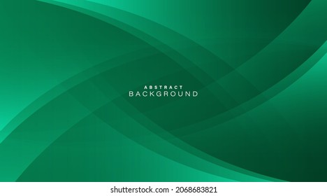 Abstract Green Curve Shapes Background Modern Stock Vector Royalty Free Shutterstock