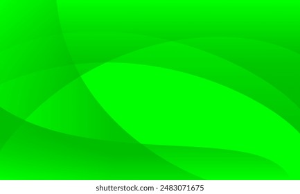 abstract green curved background, gradient color, vector design. template for poster, brochure, leaflet, flyer, card, banner, book cover, wallpaper, web, backdrop