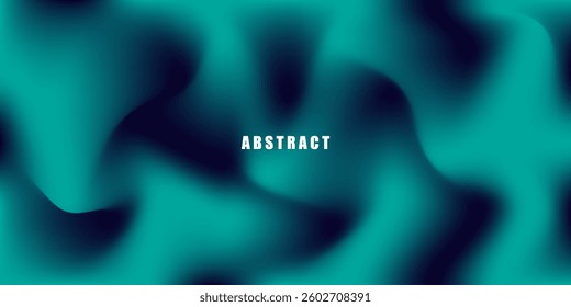 abstract green dark blue liquid gradient background, business technology digital communication template, illustration element, future banner poster cover pattern creative graphic vector 