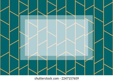 tendencia de lago profundo verde abstracto para 2023, fondo de patrón geométrico sin costura con triángulos 