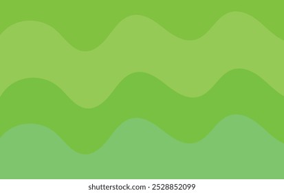Abstract green and deep green  lines curve smooth modern with space subtle background vector illustration.