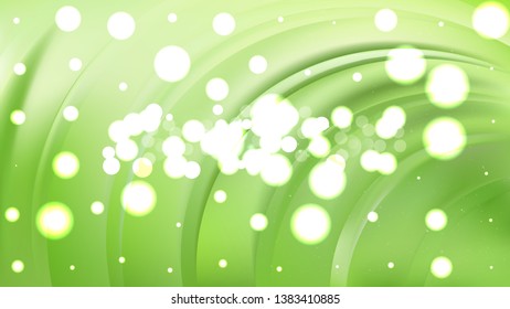 Abstract Green Defocused Background Design