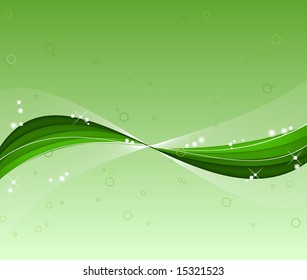 Abstract green design
