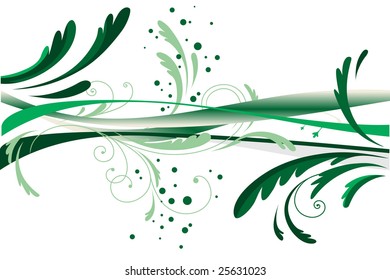 abstract green design