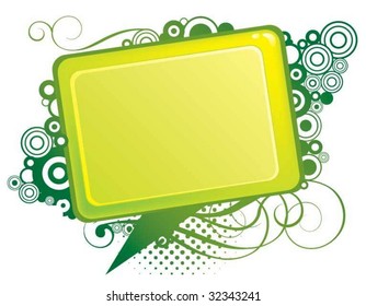 Abstract green design
