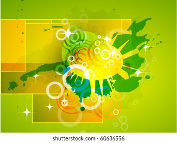 Abstract green design