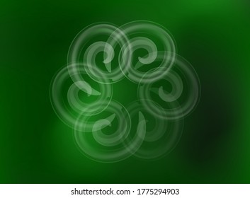 abstract green design element stock vector background
