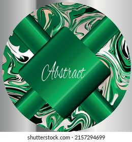 abstract green designer with gradient camouflage green background