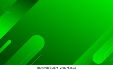 Fondo de Formas geométricas diagonales verde Abstractas. Se utiliza para decorar anuncios, publicaciones, Vector Eps10
