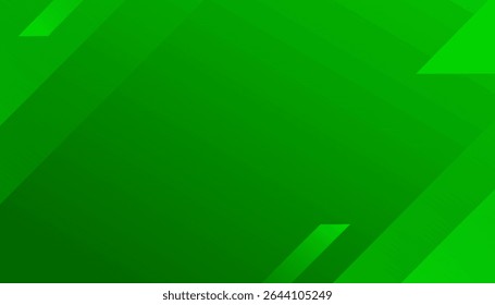Abstract green diagonal geometric shapes background. Creative illustration for poster, web, landing, cover, greeting, EPS 10