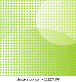 Abstract green dot background