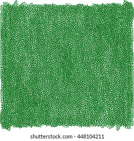 Abstract green dotted grunge texture, vector illustration.