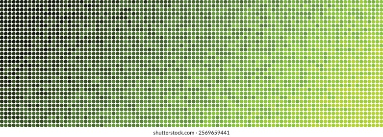 Abstract Green Dotted Pattern: Gradient, Texture, and Design