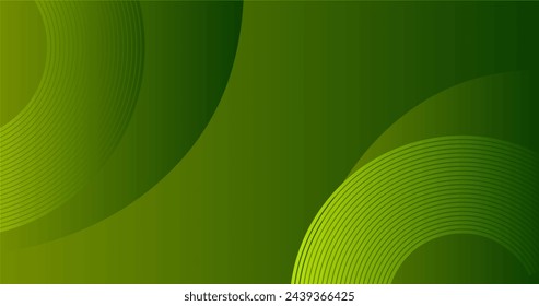 Abstrakter grüner eleganter Hintergrund. Vektor-Illustration