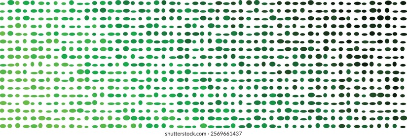 Abstract Green Ellipse Pattern: Gradient Design