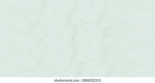 Abstract green farmland pattern with rolling hills and modern geometric lines.