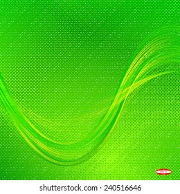 abstract green floral pattern chartreuse texture background vector