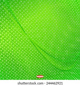 abstract green floral pattern chartreuse texture background vector