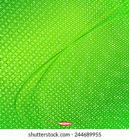 abstract green floral pattern chartreuse texture background vector