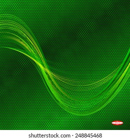 abstract green floral pattern emerald texture background vector
