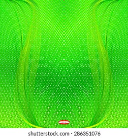 abstract green floral pattern emerald texture background. vector illustration