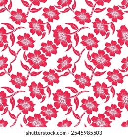 Abstrait vert floral. Motif harmonieux.Motif floral contemporain harmonieux créatif.