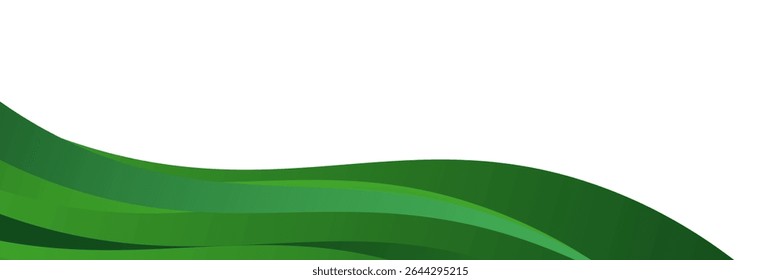 Abstract Green Flow Background. suit for banner, beochure, web, presentation
