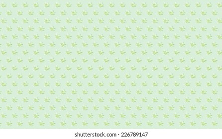 Abstract Green Flower