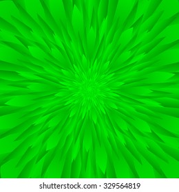 Abstract green flower background