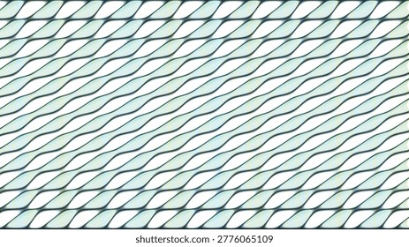 Abstract green flowing wave mesh pattern background with layered organic curves, modern geometric texture, elegant dynamic wallpaper for branding, packaging, web banners and digital design