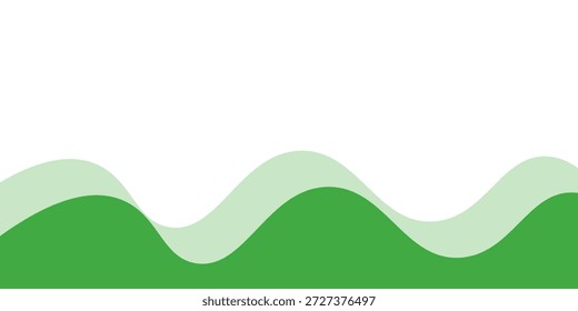Fondo de fluido verde Abstractas. Composición de forma dinámica