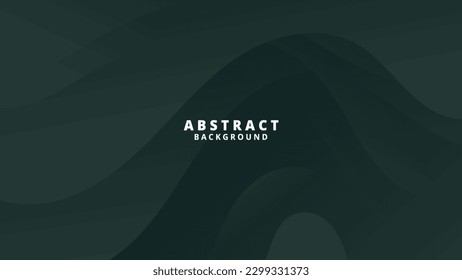 Abstract Green  Fluid background. Modern  background design. gradient color. Golden Dynamic Waves. Liquid shapes composition.  Fit for website, banners, wallpapers, brochure, posters