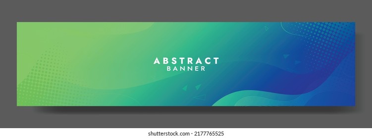 Resumen de la plantilla de la pancarta de aceite verde. Diseño de fondo moderno. color de gradiente. Ondas dinámicas. Composición de formas líquidas. Ajustar para banderas