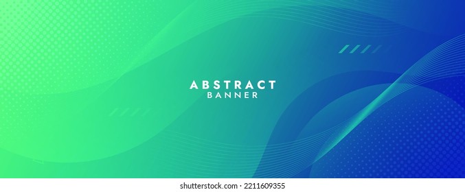 gradient banners Waves shapes