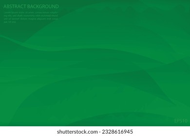 Resumen de la plantilla de la pancarta de aceite verde. diseño de fondo. color de gradiente. Ondas dinámicas. Composición de formas líquidas. Apto para banners. Vector de ilustración, eps10.
