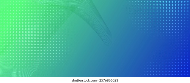 Abstract Green Fluid Banner Template. Modern background design. gradient color. Dynamic Waves. 