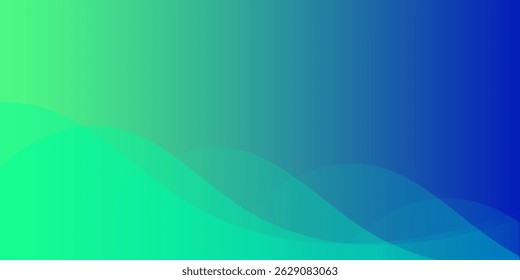Plantilla Abstractas de Anuncio fluido verde. Diseño de fondo moderno. color degradado. Ondas dinámicas. Composición de Formas líquidas. Apto para Anuncios