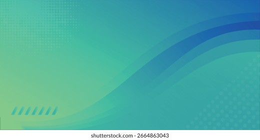 Plantilla Abstractas de Anuncio fluido verde. Diseño de fondo moderno. color degradado. Ondas dinámicas. Formas líquidas composición arte