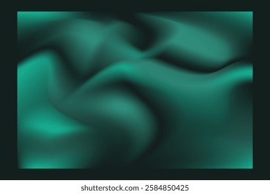 Abstract Green Fluid Mesh Gradient Background Wallpaper
