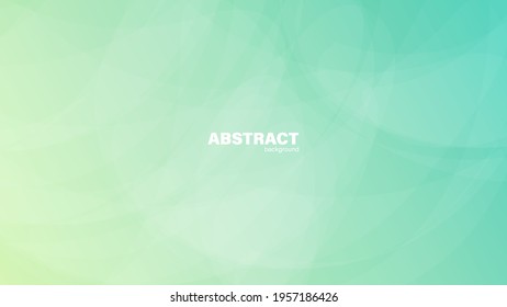 Abstract green fluid shape modern background with copy space, vector.